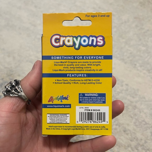 Brand New 24-pack Liqui-Mark Crayons In Assorted Colors - Picture 4 of 7
